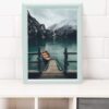 White MDF Wooden Poster Frame
