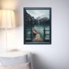 Black SD Molding 50cm x 70cm Picture Frame Wall Mounted Shatterproof Perspex Front -Landscape Portrait Display - Image 4