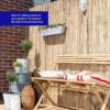 Split Bamboo Garden Fence Screening Natural Privacy and Outdoor Fencing - Image 2