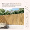 Natural Bamboo Screening Slatted Roll for Garden - Image 5