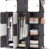 Foldable Closet with 12