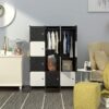 Foldable Closet with 12