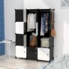 Foldable Closet with 12
