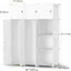 Foldable Closet with 12