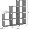 9 Cube Bookcase Ladder Cube Shelving