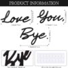 Love You Bye Wood Above