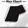 Bath Mat Set 2 Piece Machine Washable for Bathroom,