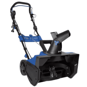 Corded Electric Snow Blower w/ LED Light Chute Cover 21-Inch Clearing Path 15-Amp Motor – Heavy-Duty Blowing Machine for Ice Re