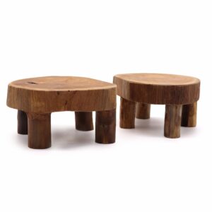 Low Teak Pad Display – 24x10cm