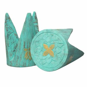 Interlocking Table/Stool set of 2 – Lrg Turquoise