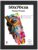 Black Step Molding 50cm x 70cm Picture Photo Poster Frame Wall Mounted -Shatterproof Perspex Front -Landscape Portrait Hanging
