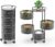 Kitchen Storage Trolley Rack Cart with Drawers | Versatile Organization Solution (29cm x 73cm – 5 Tier, Round)