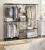 Portable Open Wardrobe, Clothes Rack, Freestanding Wardrobe with Clothes Rails and Fabric Shelves for Bedroom, 43 x 182 x 182 cm Black RYG037B02