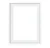 White MDF Wooden (70cm x 100cm) Frame with Mount