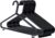 Black Plastic Hanger with Trouser for Clothing Rail, Cupboard and Stores