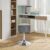 FS Breakfast Kitchen Counter Bar Stool Chair Faux Leather Seat Adjustable Barstool Grey Dressing Stool
