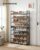 Stackable Shoe Rack Storage Shelf Metal Shoe Rack Black