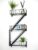Wall Shelf, Fun Shelving, Fire Escape Look Floating Shelf Unit, Black Display Storage