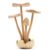 Handmade Parasite Wood Art Carving – Set of 4 Large Mushrooms