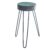 Albasia Wood Plant Stand – Turquoise & gold detail