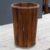 Large Wooden Storage Tub – Brown