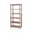 Six Shelf Display with Casters – Recycled Wood