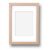 Oak MDF Wooden Frame 70cm x 100cm with Mount